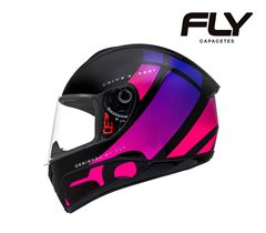 CAPACETE DRIVE 2 HG 360 PRETO/PINK ROSA - TAM.58