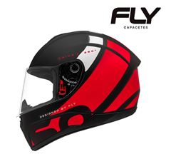 CAPACETE DRIVE 2 HG 360 PRETO F./VERMELHO - TAM.58