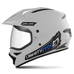 CAPACETE LIBERTY MX PRO VISION TAM - 60 BRANCO
