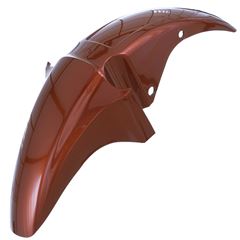 PARALAMA DIANTEIRO TITAN 150 07 LARANJA CANELA