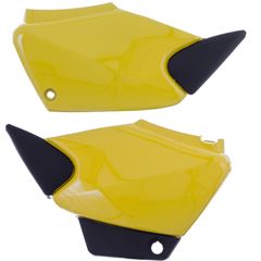 TAMPA LATERAL AMARELO TAXI  TITAN 125 00>04