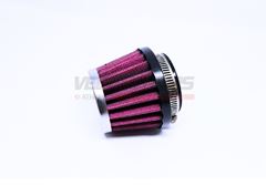 FILTRO AR ESPORTIVO 38MM TITAN 125 >08 VERMELHO