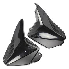 TAMPA LATERAL FAN 125 09>13 PRETO INJETADO