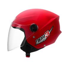 CAPACETE NEW LIBERTY THREE VERMELHO TAM-56