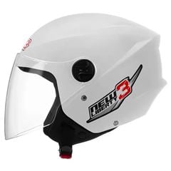 CAPACETE NEW LIBERTY THREE BRANCO TAM-58