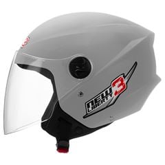 CAPACETE NEW LIBERTY THREE PRATA TAM-58