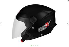 CAPACETE NEW LIBERTY THREE PRETO TAM-58