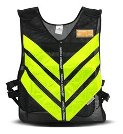 COLETE REFLETIVO MOTOBOY ONE PRETO - TAM XGG