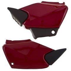 TAMPA LATERAL VERMELHO IPIRAN TITAN 125 00>01 E 04