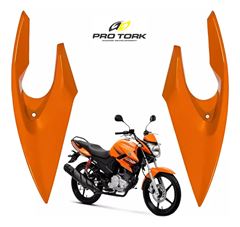 CARENAGEM LATERAL FAROL FAZER 150 14>15 LARANJA