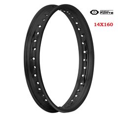 ARO RODA TRAS 14 X 160 -  POP / BIZ 100/125  PRETO