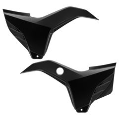 TAMPA LATERAL FAN 125 14>15 PRETO INJETADO