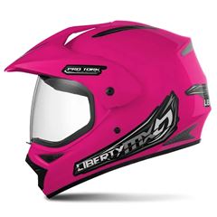 CAPACETE LIBERTY MX PRO VISION TAM - 60 ROSA
