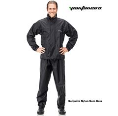 CONJUNTO CHUVA NYLON - PRETA TAM P