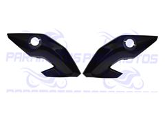 CARENAGEM LATERAL FAROL FAN 125 14>21 PRETO INJETA