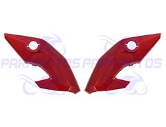 CARENAGEM LATERAL FAROL TITAN 150 14>15 VERMELHO