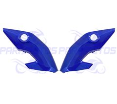 CARENAGEM LATERAL FAROL TITAN 150 14>15 AZUL METAL
