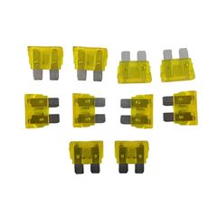 FUSIVEL LAMINA 20 AMPERES (10 PECAS)