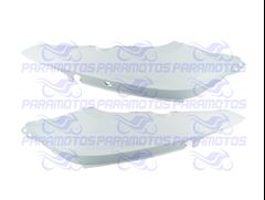 TAMPA LATERAL BIZ 125 EX 15 BRANCO FOSCO
