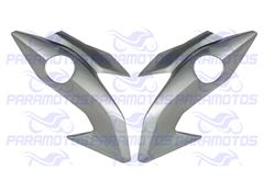 CARENAGEM LATERAL FAROL TITAN 160 19 PRATA IBIUNA