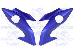 CARENAGEM LATERAL FAROL TITAN 160 18 AZUL METALICO