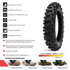 PNEU 140/80-18 ENDURO SOFT 7 DAYS TRASEIRO