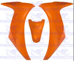 BICO FRONTAL BIZ 125 18 LARANJA DAMASCO PERLOIZADO